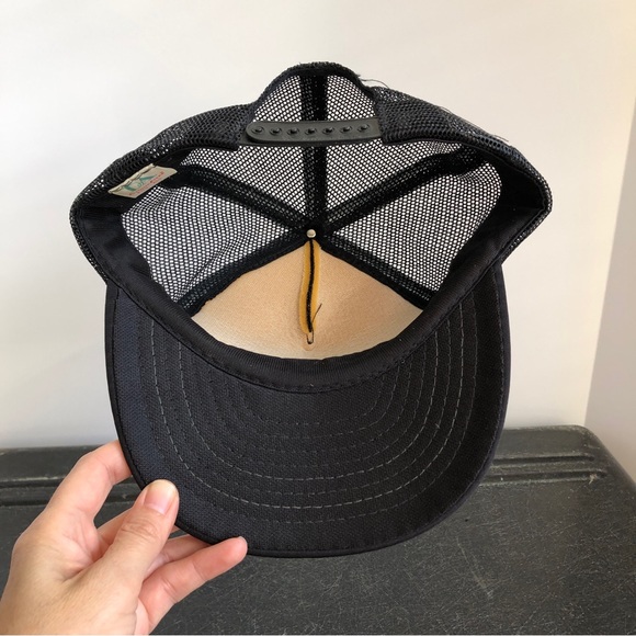 Vintage 80s Shooting Times Advert Novelty Mesh Trucker Snapback Cap Hat - Picture 5 of 6